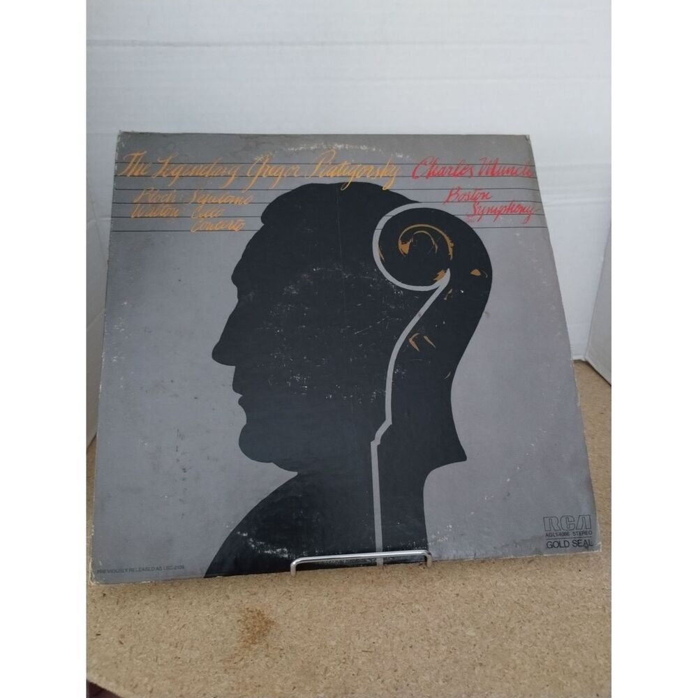 Gregor Piatigorsky Vinyl LP The Legendary RCA AGL1-4086 Gold Seal